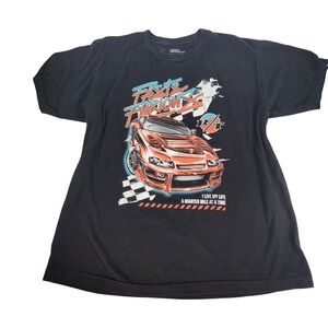 Fast & Furious Mens XL Black‎ Graphic T-Shirt Supra Quarter Mile Movie Tee